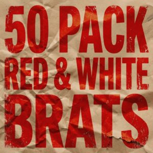 50 Pack Bratwurst