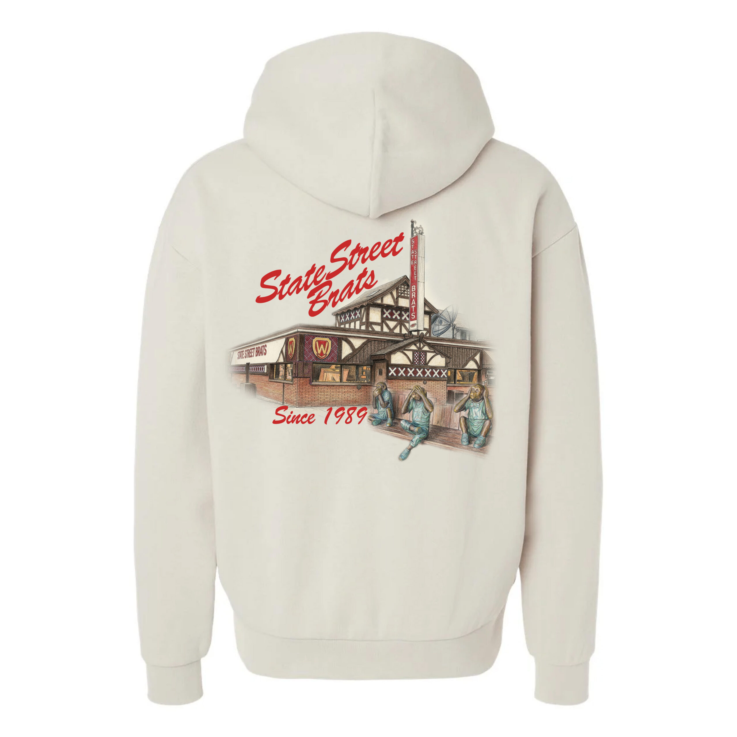Brats X WDT Vintage Cream Hoody