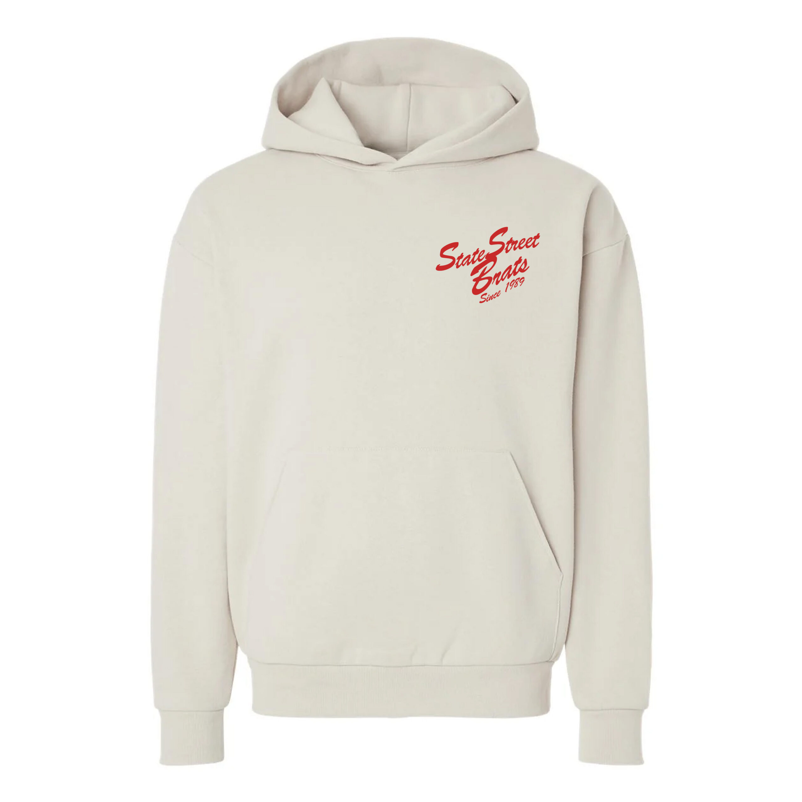 Brats X WDT Vintage Cream Hoody - Image 2